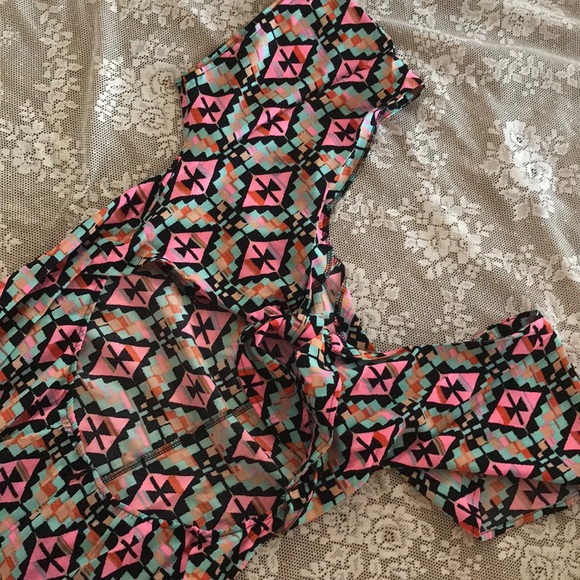 New GEO AZTEC BOHO CUTOUT MAXI Dress EMILIO PUCCI STYLE - Picture 7 of 8